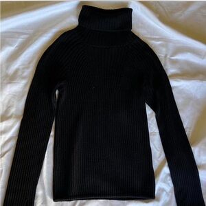 Lemaire x Uniqlo U Black High Neck Turtleneck